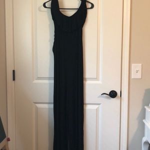Black off the shoulder jumpsuit